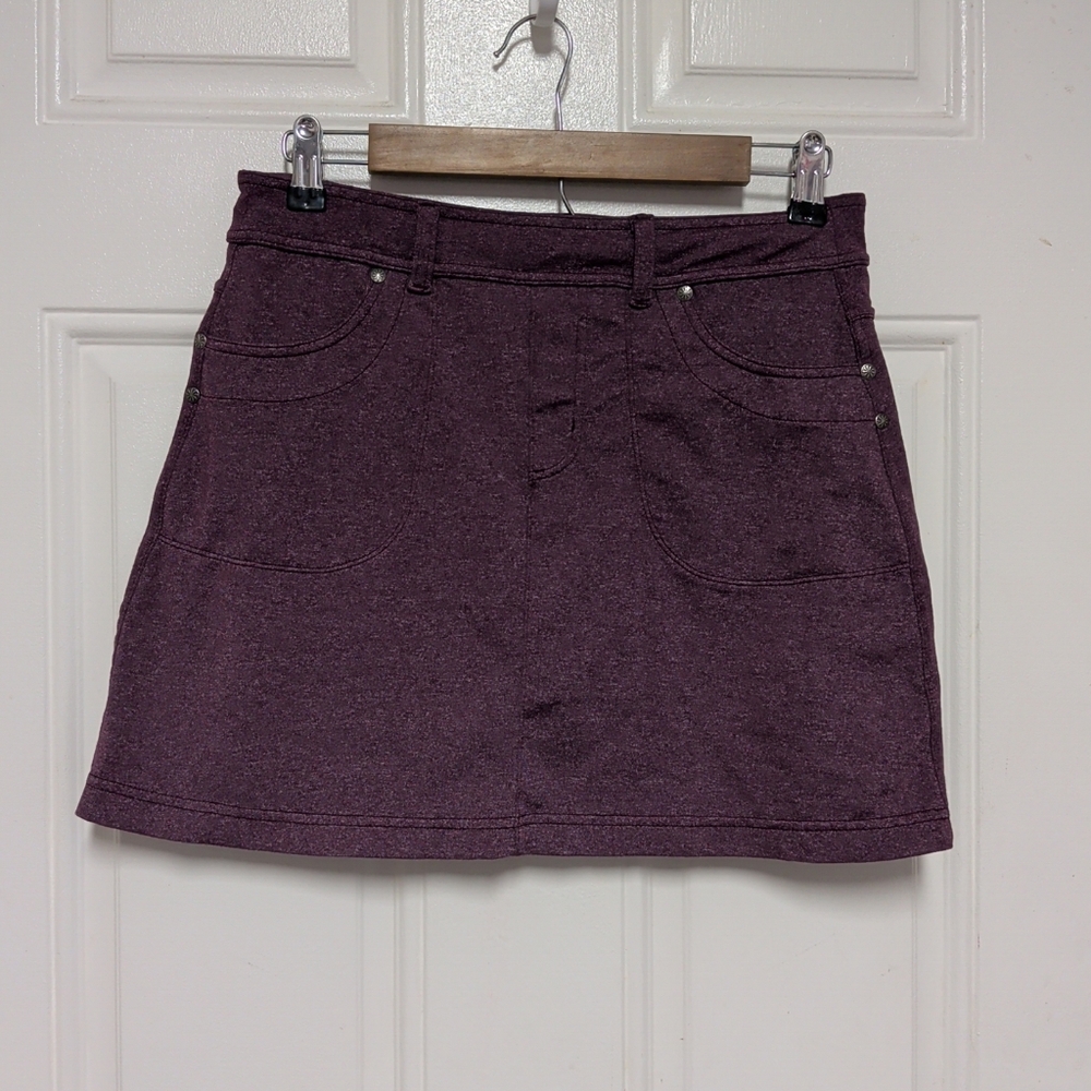 Athleta Size Small Bettona Heathered Purple/Plum Skirt  Skort Outdoor
